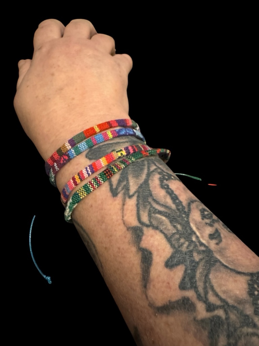 Boho Friendship Bracelet Adjustable Woven Pick Your Color 1-12 - Picture 4 of 5